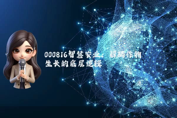 000816智慧农业：解码作物生长的底层逻辑